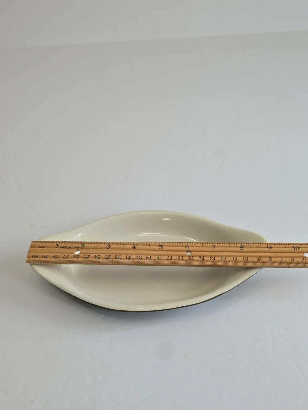 Vintage Set Of 2 Hall 529 & 521 Oval Au Gratin Casserole Dish USA Brown Green